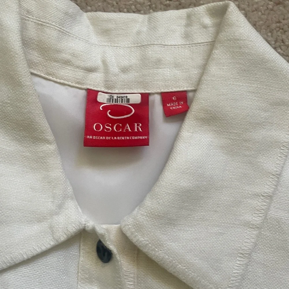 Oscar de la Renta Linen dress - Picture 3 of 5